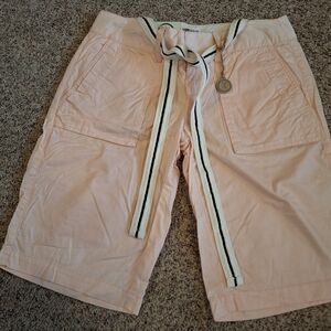 Women's Peach Shorts with Belt
